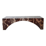 Palermo Marble Coffee Table in Cherry