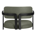 Aurum Vegan Leather Upholstered Counter Stool in Green