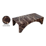 Palermo Marble Coffee Table in Cherry