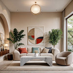 Palermo Marble Coffee Table in White