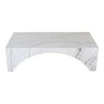 Palermo Marble Coffee Table in White