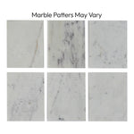 Palermo Marble Coffee Table in White