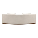 Avanti 104" Chenille Fabric Upholstered Sofa in Beige