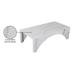 Palermo Marble Coffee Table in White