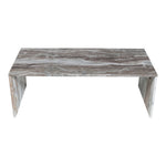 Vernazza Marble Coffee Table in Brown