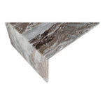Vernazza Marble Coffee Table in Brown