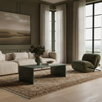 Vernazza Marble Coffee Table in Green