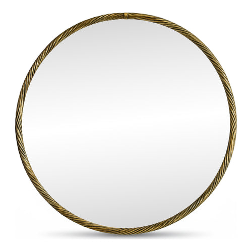 Avara Iron Mirror in Gold