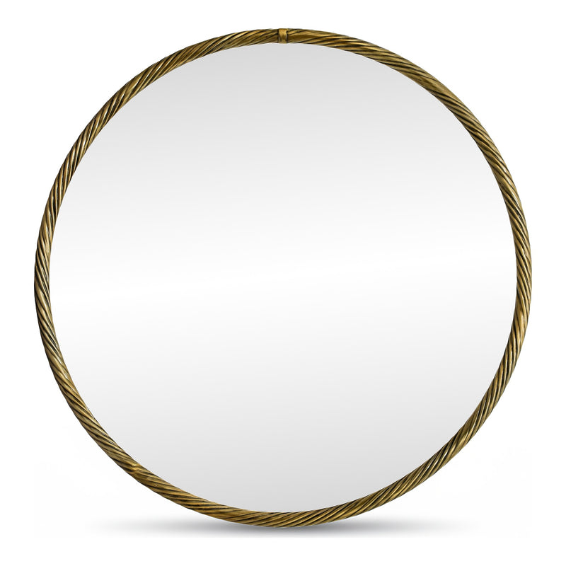 Avara Iron Mirror in Gold