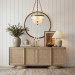 Avara Iron Mirror in Gold