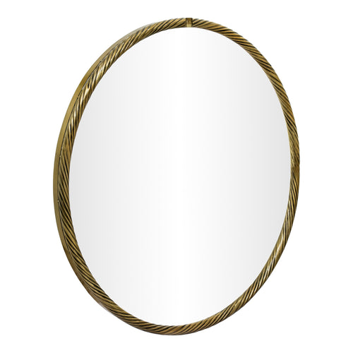 Avara Iron Mirror in Gold