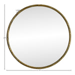 Avara Iron Mirror in Gold