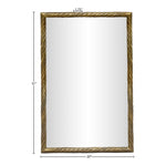 Avara Iron Mirror in Gold
