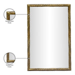 Avara Iron Mirror in Gold