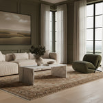 Vernazza Marble Coffee Table in White