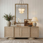Avara Iron Mirror in Gold