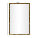 Avara Iron Mirror in Gold