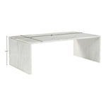 Vernazza Marble Coffee Table in White