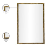 Avara Iron Mirror in Gold
