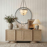 Avara Iron Mirror in Silver