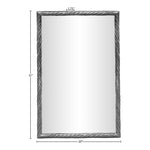 Avara Iron Mirror in Silver