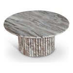 Genoa Marble Coffee Table in Brown