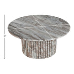 Genoa Marble Coffee Table in Brown