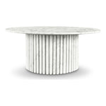 Genoa Marble Coffee Table in White