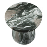 Avellino Marble Finish Concrete Indoor / Outdoor End Table in Green