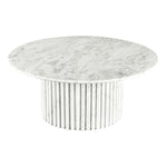 Genoa Marble Coffee Table in White