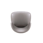 Strine Wood Upholstered Dining Chair in Dark Taupe
