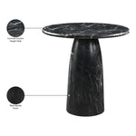 Cosenza Concrete Indoor/Outdoor Counter Height Table in Black