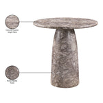 Cosenza Concrete Indoor/Outdoor Counter Height Table in Brown