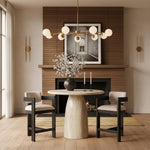 Cosenza Concrete Indoor/Outdoor Counter Height Table in Travertine