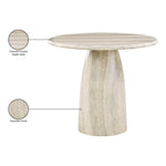Cosenza Concrete Indoor/Outdoor Counter Height Table in Travertine