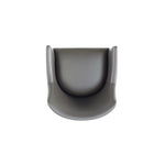 Gansevoort Vegan Leather Wood Armchair in Graphite
