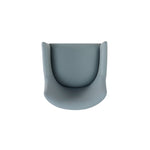Gansevoort Vegan Leather Wood Armchair in Pewter