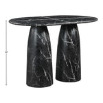 Cosenza Concrete Indoor/Outdoor Counter Height Table (3 Boxes) in Black