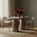 Cosenza Concrete Indoor/Outdoor Counter Height Table (3 Boxes) in Brown