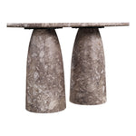 Cosenza Concrete Indoor/Outdoor Counter Height Table (3 Boxes) in Brown