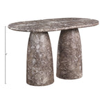 Cosenza Concrete Indoor/Outdoor Counter Height Table (3 Boxes) in Brown
