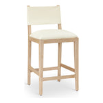 Avon Vegan Leather Counter Stool in Cream