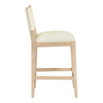 Avon Vegan Leather Counter Stool in Cream