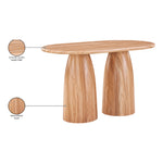 Cosenza Concrete Indoor/Outdoor Counter Height Table (3 Boxes) in Natural