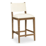 Avon Vegan Leather Counter Stool in Cream