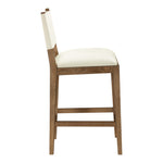 Avon Vegan Leather Counter Stool in Cream
