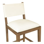Avon Vegan Leather Counter Stool in Cream