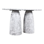 Cosenza Concrete Indoor/Outdoor Counter Height Table (3 Boxes) in White