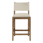 Avon Vegan Leather Counter Stool in Beige