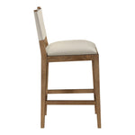 Avon Vegan Leather Counter Stool in Beige